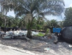 Penampungan Ilegal  Limbah Minyak Kotor Di Kelurahan Mekar Sari