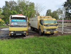 Reskrimsus Polda Riau Tangkap 2 Unit Truck Membawa Kayu Ilegal Dari Siak Kecil