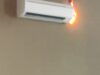 Kabel AC Terbakar Di Dumai Islamic Center