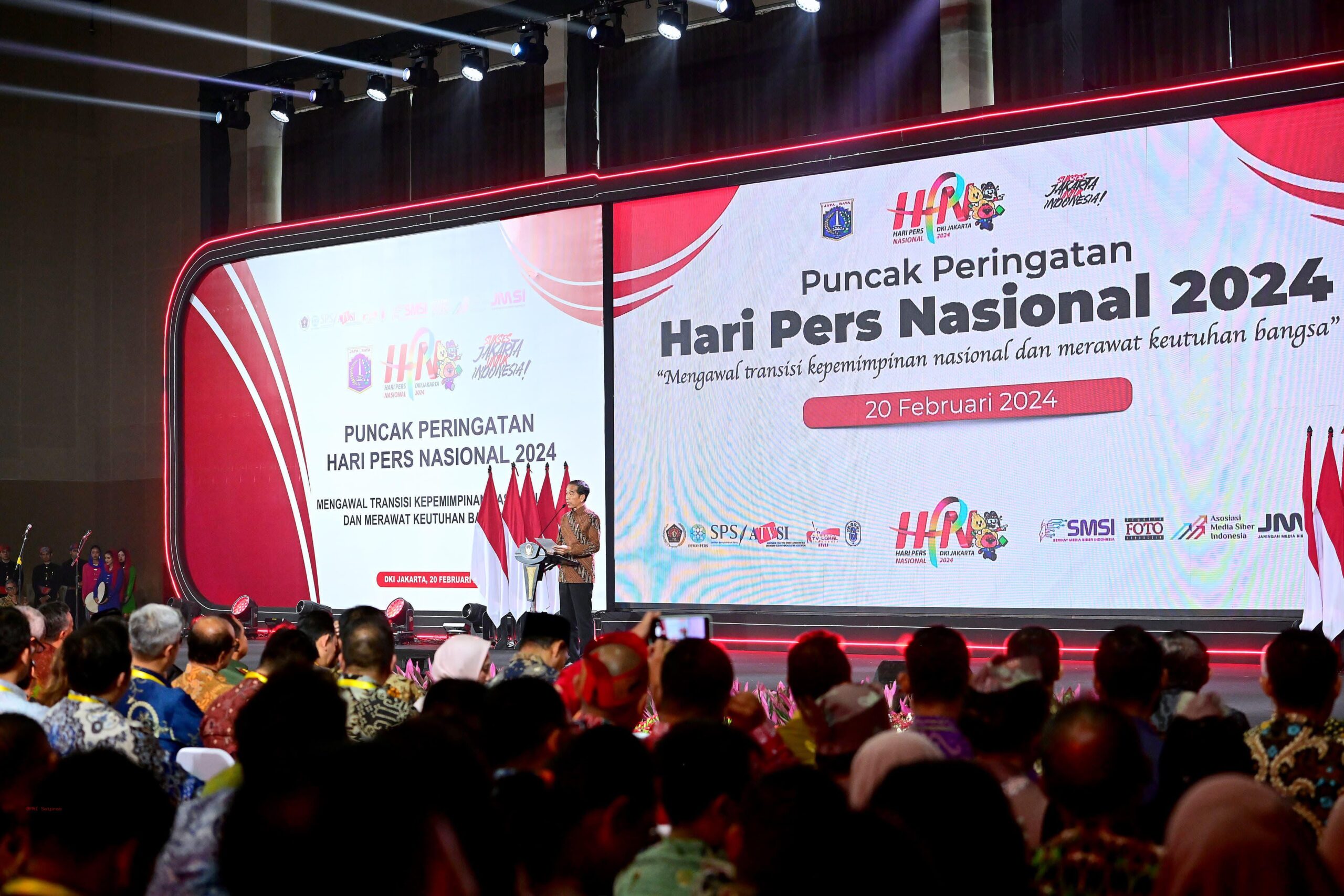 Presiden Jokowi Hadiri Puncak Peringatan Hari Pers Nasional Tahun 2024
