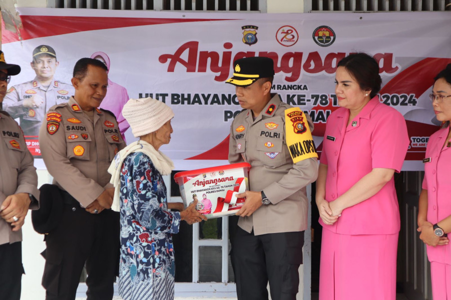 Hari Bhayangkara Ke-78 Tahun 2024, Polres Dumai Adakan Kegiatan Anjang Sana