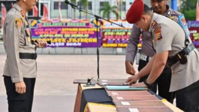 Mutasi Pejabat Polres Dumai, Kasatreskrim AKP Kris Tofel Pindah ke Bengkalis
