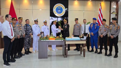 Kapolres Dumai dan Jajaran Kunjungi Mako Lanal Dumai