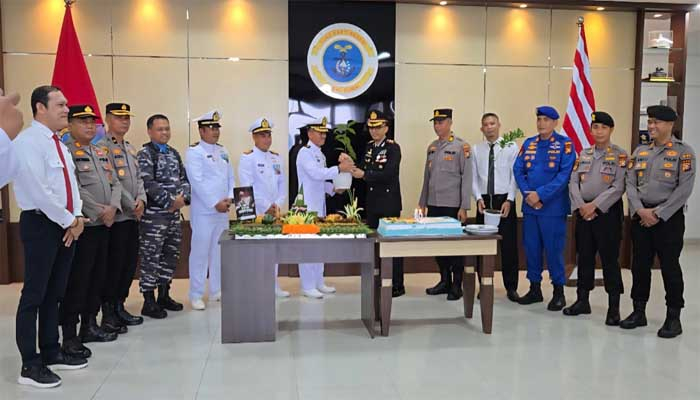 Kapolres Dumai dan Jajaran Kunjungi Mako Lanal Dumai