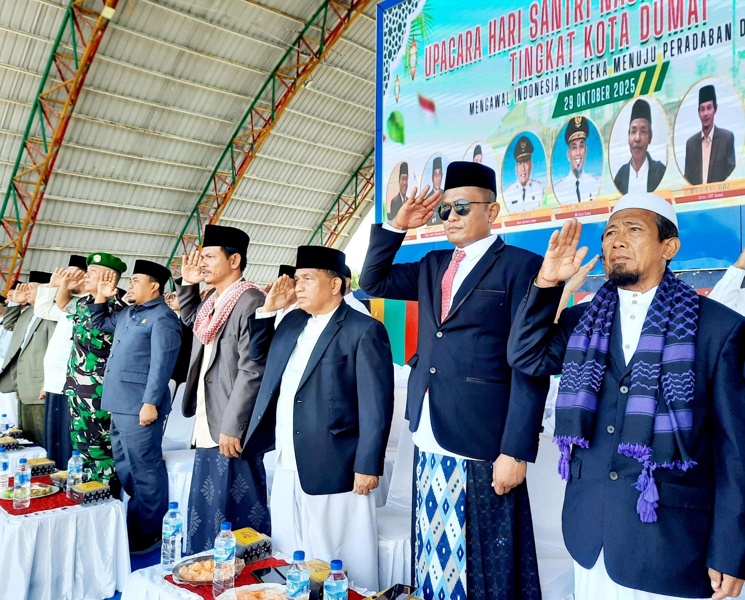 Upacara Hari Santri Nasional 2025 di Kota Dumai