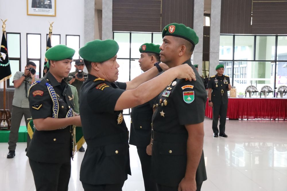 Pangdam XIX/TT Pimpin Sertijab Danrem 031/Wira Bima, Brigjen TNI Agustatius Sitepu Resmi Menjabat