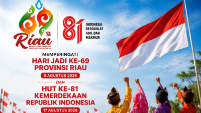 Pemprov Riau Sediakan Twibbon Resmi Peringatan HUT ke-69 Provinsi